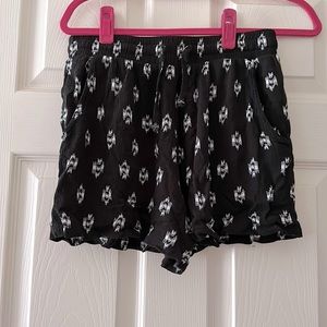 Black & White Shorts